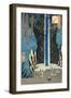 The Fudo Waterfall at Oji-Ando Hiroshige-Framed Art Print