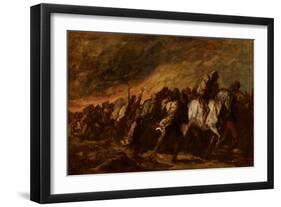 The Fugitives, C.1868-Honore Daumier-Framed Giclee Print