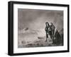 The Fugitives, Depicts Huguenots Refugees from France, Ca. 1785-null-Framed Art Print