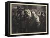 The Fugitives from Chicago-James Dawson Watson-Framed Stretched Canvas