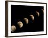 The Full Moon Slowly Loses its Fullness as the Earth's Shadow Crosses It-null-Framed Photographic Print