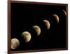 The Full Moon Slowly Loses its Fullness as the Earth's Shadow Crosses It-null-Framed Photographic Print