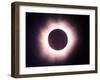 The Full Solar Eclipse is Seen in Saint Pierre Du Port Near Normandy, France-null-Framed Premium Photographic Print