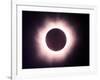 The Full Solar Eclipse is Seen in Saint Pierre Du Port Near Normandy, France-null-Framed Photographic Print