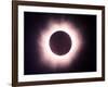 The Full Solar Eclipse is Seen in Saint Pierre Du Port Near Normandy, France-null-Framed Photographic Print