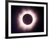 The Full Solar Eclipse is Seen in Saint Pierre Du Port Near Normandy, France-null-Framed Photographic Print