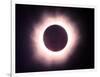 The Full Solar Eclipse is Seen in Saint Pierre Du Port Near Normandy, France-null-Framed Photographic Print