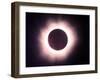 The Full Solar Eclipse is Seen in Saint Pierre Du Port Near Normandy, France-null-Framed Photographic Print