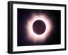 The Full Solar Eclipse is Seen in Saint Pierre Du Port Near Normandy, France-null-Framed Photographic Print