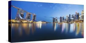 The Fullerton Hotel and Singapore Skyline, Downtown Core-Cahir Davitt-Stretched Canvas