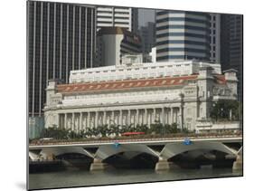 The Fullerton Hotel, Formerly the General Post Office, Singapore, Southeast Asia-Amanda Hall-Mounted Photographic Print