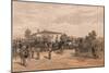 The Funeral Cortege of Lord Raglan Leaving Head Quarters, 1856-Thomas Picken-Mounted Giclee Print