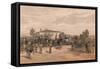 The Funeral Cortege of Lord Raglan Leaving Head Quarters, 1856-Thomas Picken-Framed Stretched Canvas