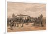 The Funeral Cortege of Lord Raglan Leaving Head Quarters, 1856-Thomas Picken-Framed Giclee Print