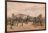 The Funeral Cortege of Lord Raglan Leaving Head Quarters, 1856-Thomas Picken-Framed Giclee Print