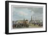 The Funeral Cortege of Napoleon I Passing Through the Place de la Concorde 15 December 1840-Jacques Guiaud-Framed Art Print