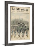 The Funeral Cortege of the Dethroned Pedro II of Brazil in Paris France-Henri Meyer-Framed Art Print