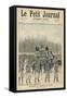 The Funeral Cortege of the Dethroned Pedro II of Brazil in Paris France-Henri Meyer-Framed Stretched Canvas