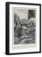 The Funeral of a Viking Chief-Lancelot Speed-Framed Art Print