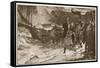 The Funeral of a Viking-Frank Bernard Dicksee-Framed Stretched Canvas