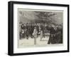 The Funeral of Admiral of the Fleet, Sir Provo Wallis, Gcb, in Funtingdon Churchyard-null-Framed Giclee Print