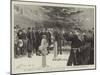 The Funeral of Admiral of the Fleet, Sir Provo Wallis, Gcb, in Funtingdon Churchyard-null-Mounted Giclee Print