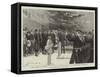 The Funeral of Admiral of the Fleet, Sir Provo Wallis, Gcb, in Funtingdon Churchyard-null-Framed Stretched Canvas