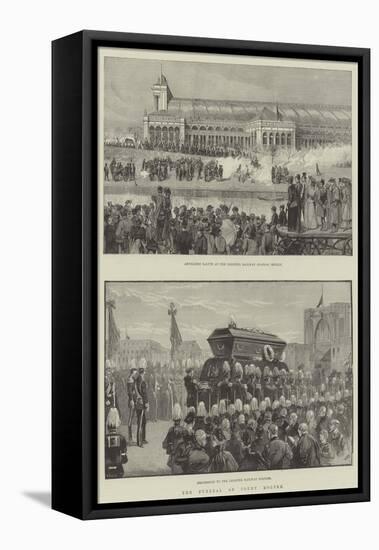 The Funeral of Count Moltke-Warry-Framed Stretched Canvas