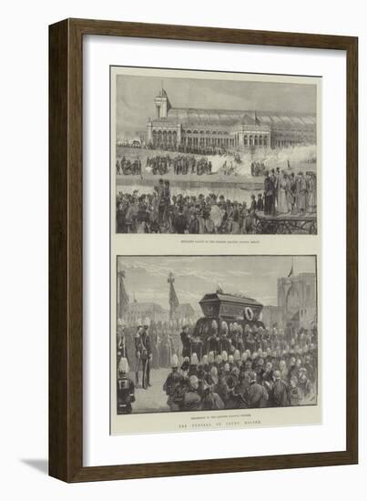 The Funeral of Count Moltke-Warry-Framed Giclee Print