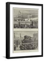 The Funeral of Count Moltke-Warry-Framed Giclee Print