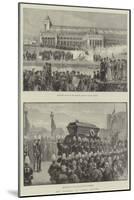 The Funeral of Count Moltke-Warry-Mounted Giclee Print