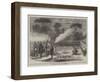 The Funeral of Ensign Tucker of the British Legion, at the Advanced Posts before Capua-Frank Vizetelly-Framed Giclee Print