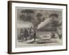 The Funeral of Ensign Tucker of the British Legion, at the Advanced Posts before Capua-Frank Vizetelly-Framed Giclee Print