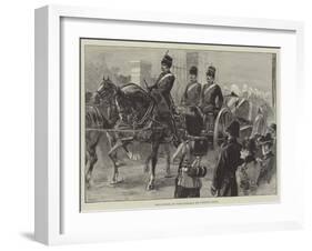 The Funeral of Field-Marshal Sir Patrick Grant-William Heysham Overend-Framed Giclee Print