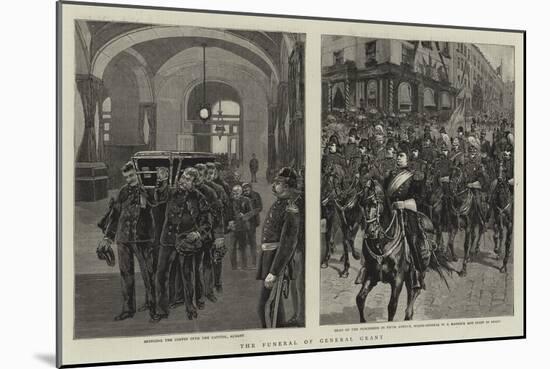 The Funeral of General Grant-null-Mounted Giclee Print