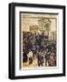 The Funeral of Giuseppe Verdi, Milan, 10th February 1901-null-Framed Giclee Print