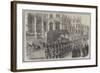 The Funeral of His Late Royal Highness the Prince Consort, the Hearse at St George's Chapel-null-Framed Giclee Print