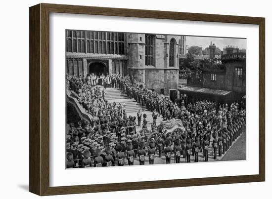 The Funeral of King Edward VII, Windsor, Berkshire, 1910-Swain-Framed Giclee Print