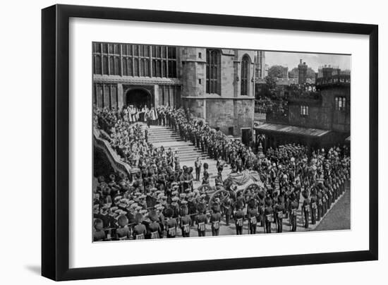 The Funeral of King Edward VII, Windsor, Berkshire, 1910-Swain-Framed Giclee Print