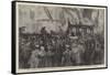 The Funeral of Kossuth at Buda-Pest, the Procession on its Way to the Kerepeser Cemetery-null-Framed Stretched Canvas