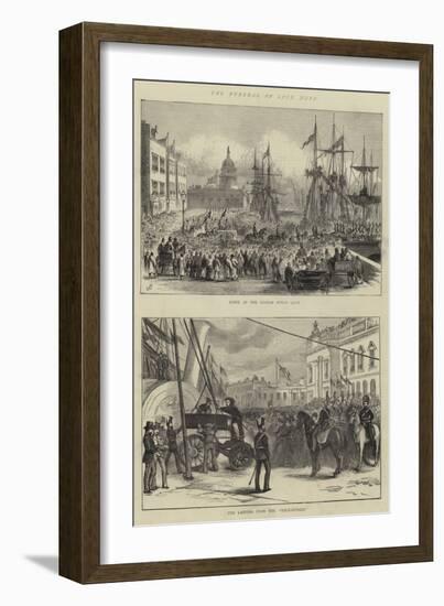 The Funeral of Lord Mayo-null-Framed Giclee Print