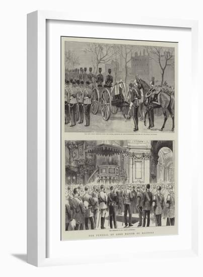 The Funeral of Lord Napier of Magdala-null-Framed Giclee Print