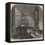 The Funeral of Lord Palmerston, the Clergy Receiving the Body at the West Door of Westminster Abbey-null-Framed Stretched Canvas