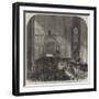 The Funeral of Lord Palmerston, the Clergy Receiving the Body at the West Door of Westminster Abbey-null-Framed Giclee Print