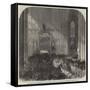 The Funeral of Lord Palmerston, the Clergy Receiving the Body at the West Door of Westminster Abbey-null-Framed Stretched Canvas