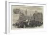 The Funeral of Lord Palmerston, the Procession Passing Charing-Cross-null-Framed Giclee Print