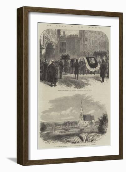 The Funeral of Lord Palmerston-null-Framed Giclee Print