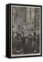 The Funeral of Lord Tennyson in Westminster Abbey, the Benediction-Thomas Walter Wilson-Framed Stretched Canvas