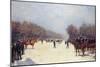 The Funeral of Mac-Mahon, 22 October 1893, 1896 (Oil on Canvas)-Ernest Jean Delahaye-Mounted Giclee Print