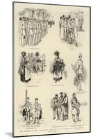 The Funeral of Mr Gladstone; Sketches in the Crowd at Westminster-null-Mounted Giclee Print